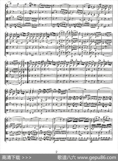 QuartetNo.4inCMajor,K.157（C大调第四弦乐四重奏）|[奥]莫扎特