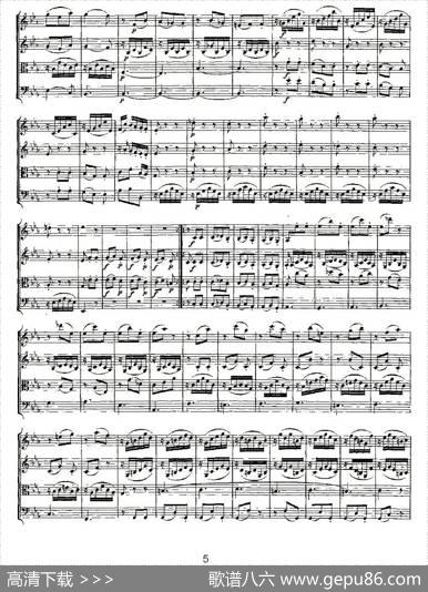 QuartetNo.4inCMajor,K.157（C大调第四弦乐四重奏）|[奥]莫扎特