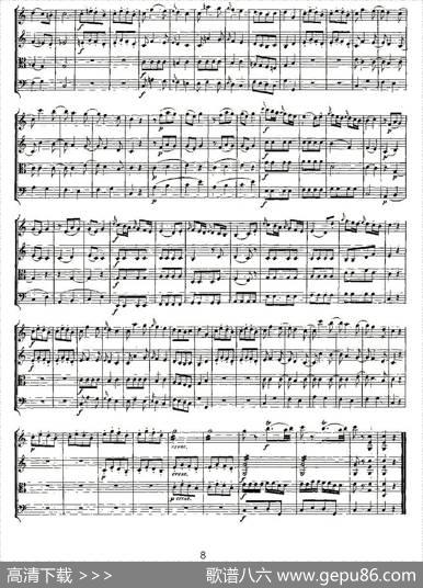 QuartetNo.4inCMajor,K.157（C大调第四弦乐四重奏）|[奥]莫扎特