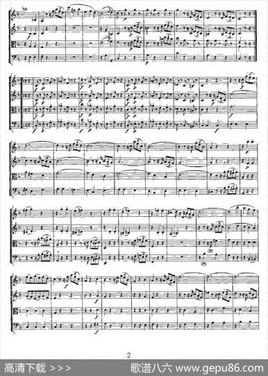 QuartetNo.5inFMajor,K.158（F大调第五弦乐四重奏）|[奥]莫扎特