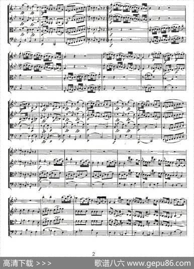 QuartetNo.6inBbMajor,K.159（降B大调第六弦乐四重奏）|[奥]莫扎特