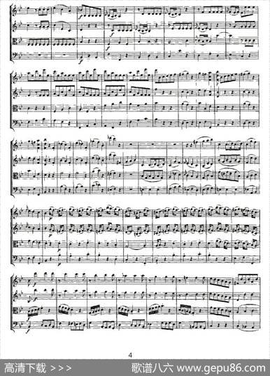 QuartetNo.6inBbMajor,K.159（降B大调第六弦乐四重奏）|[奥]莫扎特