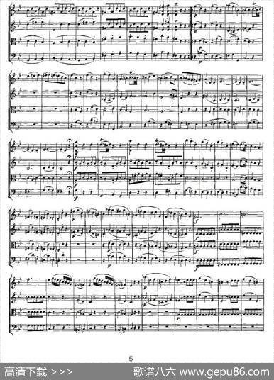 QuartetNo.6inBbMajor,K.159（降B大调第六弦乐四重奏）|[奥]莫扎特