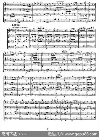 QuartetNo.6inBbMajor,K.159（降B大调第六弦乐四重奏）|[奥]莫扎特