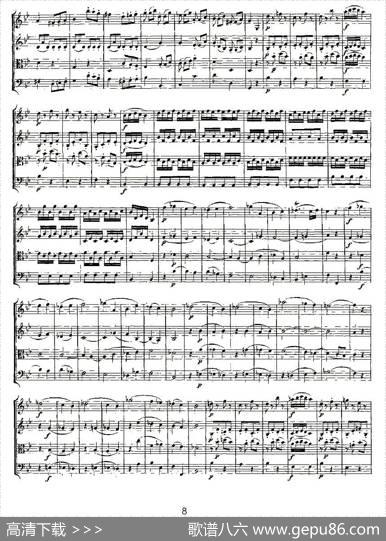 QuartetNo.6inBbMajor,K.159（降B大调第六弦乐四重奏）|[奥]莫扎特