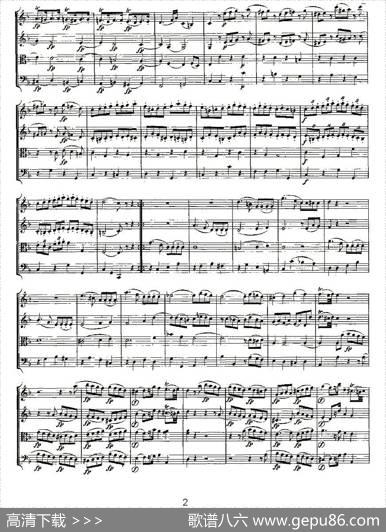 QuartetNo.8inFMajor,K.168（F大调第八弦乐四重奏）|[奥]莫扎特