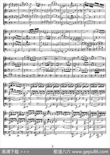 QuartetNo.8inFMajor,K.168（F大调第八弦乐四重奏）|[奥]莫扎特