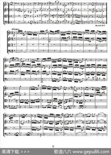 QuartetNo.8inFMajor,K.168（F大调第八弦乐四重奏）|[奥]莫扎特