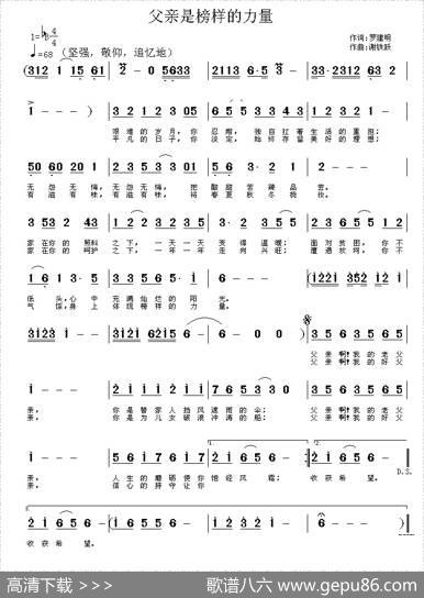 父亲是榜样的力量 - 天成|谢铁跃