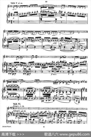 Mozart-ViolinSonataNo.1,KV.305（第一小提琴奏鸣曲）|[奥]莫扎特