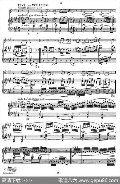 Mozart-ViolinSonataNo.1,KV.305（第一小提琴奏鸣曲）|[奥]莫扎特