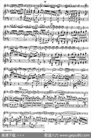 Mozart-ViolinSonataNo.3,KV.306（第三小提琴奏鸣曲）|[奥]莫扎特