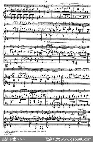 Mozart-ViolinSonataNo.3,KV.306（第三小提琴奏鸣曲）|[奥]莫扎特
