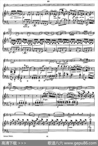 Mozart-ViolinSonataNo.5,KV.302（第五小提琴奏鸣曲）|[奥]莫扎特