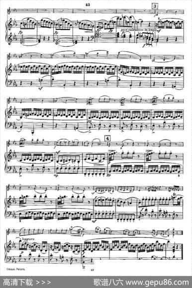 Mozart-ViolinSonataNo.5,KV.302（第五小提琴奏鸣曲）|[奥]莫扎特