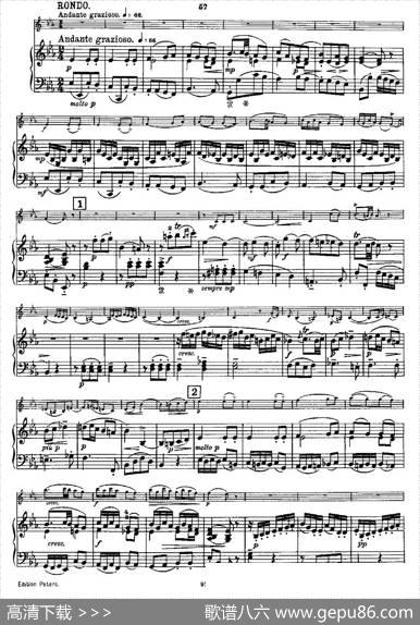 Mozart-ViolinSonataNo.5,KV.302（第五小提琴奏鸣曲）|[奥]莫扎特