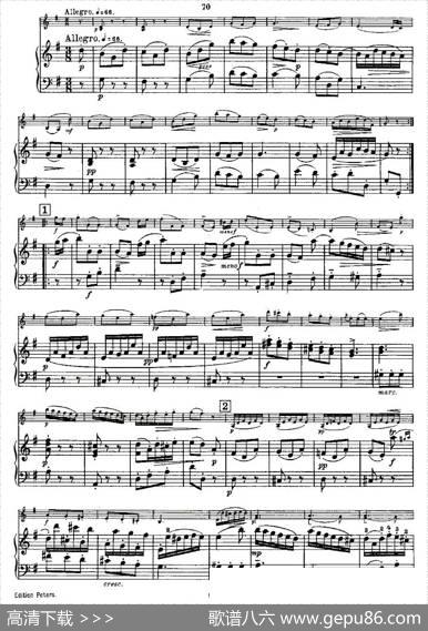 Mozart-ViolinSonataNo.6,KV.301（第六小提琴奏鸣曲）|[奥]莫扎特