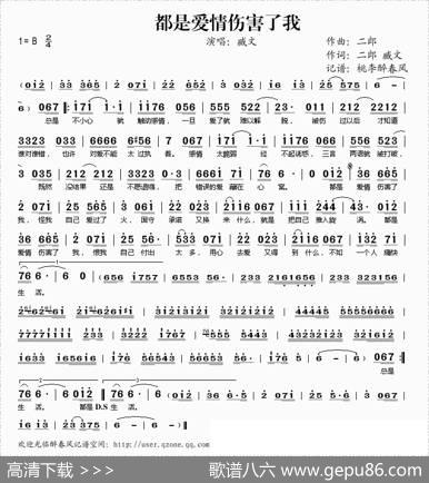 都是爱情伤害了我 - 二郎|二郎臧文