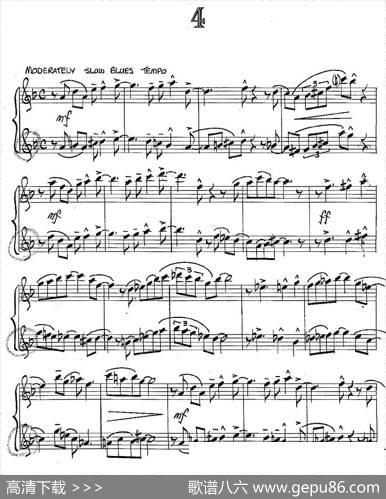 JazzConceptionForSaxophoneDuets-4（二重奏）