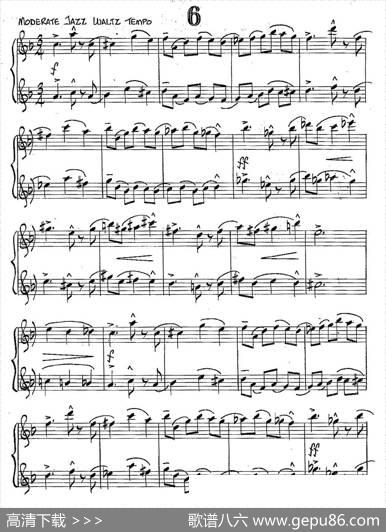 JazzConceptionForSaxophoneDuets-6（二重奏）