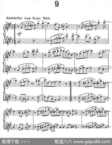 JazzConceptionForSaxophoneDuets-9（二重奏）