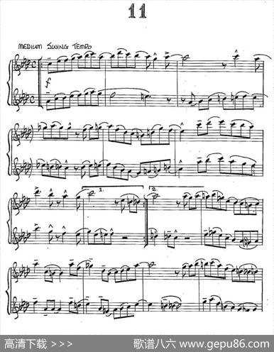 JazzConceptionForSaxophoneDuets-11（二重奏）