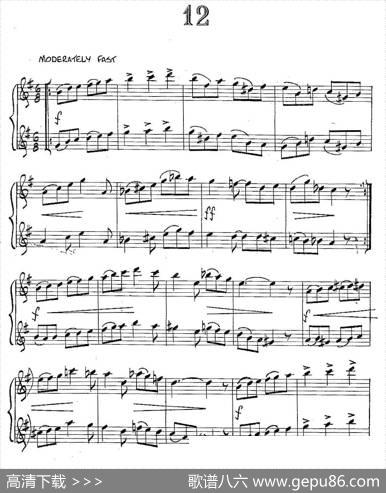 JazzConceptionForSaxophoneDuets-12（二重奏）