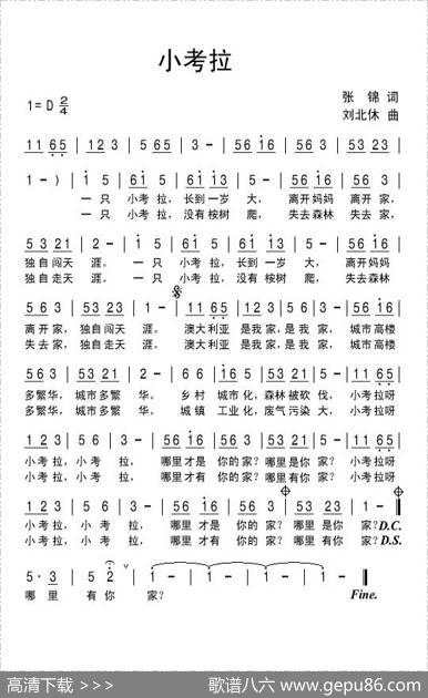 小考拉（张锦词刘北休曲） - 张锦|刘北休