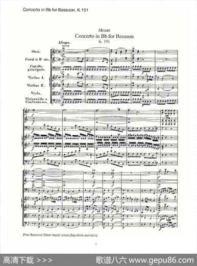 mozart-score（莫扎特-总谱）（总谱）