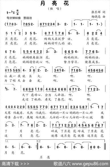 月亮花（张东辉词杨晓忠曲） - 张东辉|杨晓忠