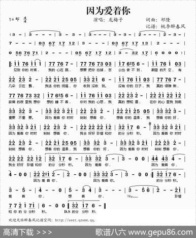 因为爱着你（祁隆词祁隆曲） - 祁隆|祁隆