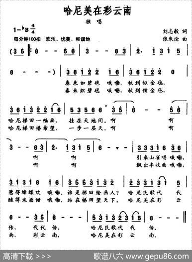 哈尼美在彩云南 - 刘志毅|张朱论