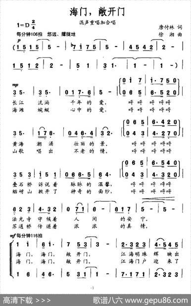 海门，敞开门 - 唐付林|徐湘