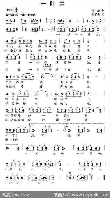 一叶兰 - 张迎|李家全