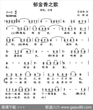 郁金香之歌 - 冯琳|肖国全