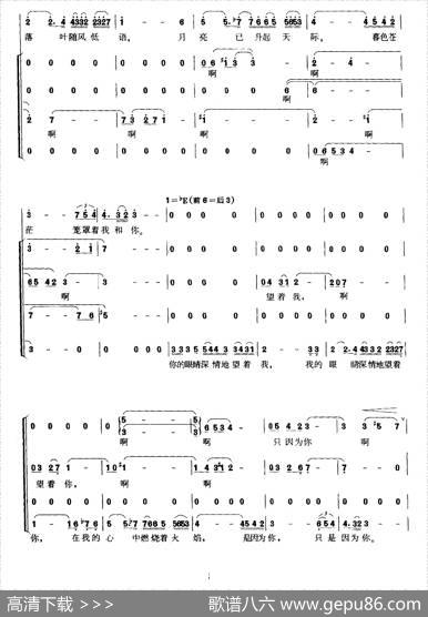 [法]秋日的私语（合唱） - 王健填词|[法]塞内维尔·图森