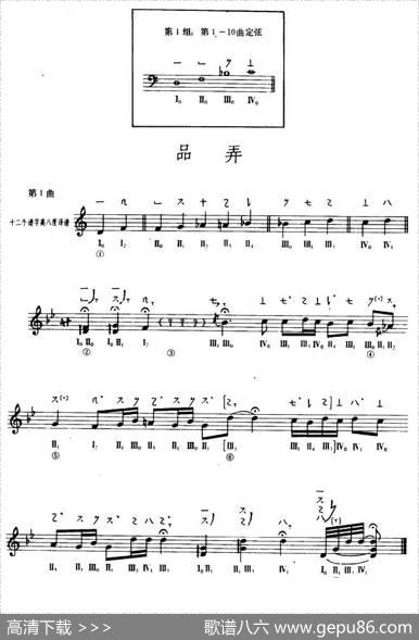 品弄（敦煌琵琶曲谱第1曲）