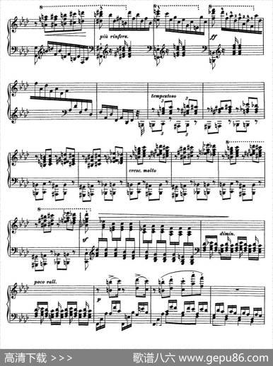 12首超级技巧练习曲：FMinor（F小调）|李斯特