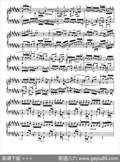 巴赫《平均律钢琴曲集》（Prelude&Fugue-3）|JohannSebastianBach