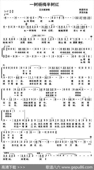 一树杨梅半树红 - 陈昌环|罗奕欢
