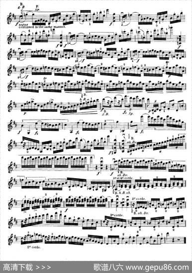 24首小提琴练习曲之5|罗德