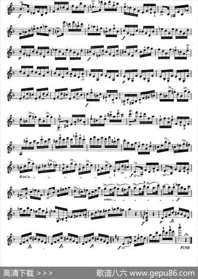 24首小提琴练习曲之24|罗德