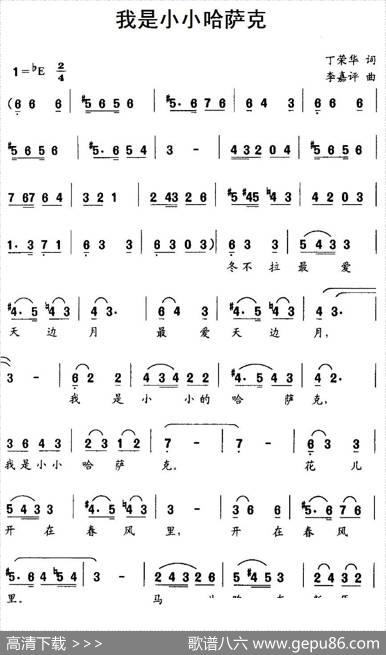 我是小小哈萨克 - 丁荣华|李嘉评