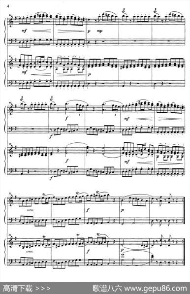 G大调弦乐小夜曲第一乐章（二重奏）|В·А·Mozart