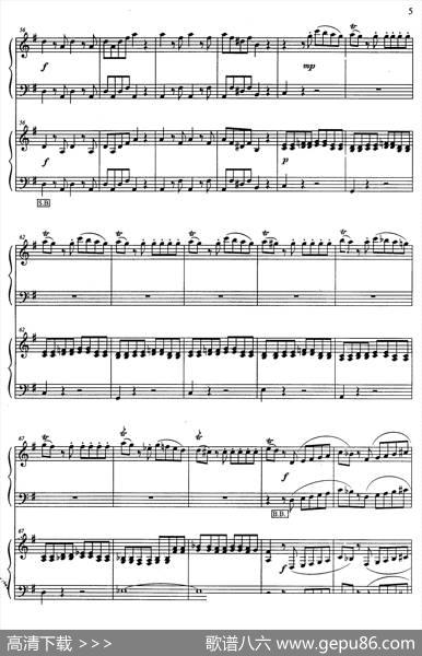 G大调弦乐小夜曲第一乐章（二重奏）|В·А·Mozart