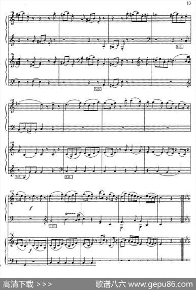 G大调弦乐小夜曲第二乐章（二重奏）|В·А·Mozart