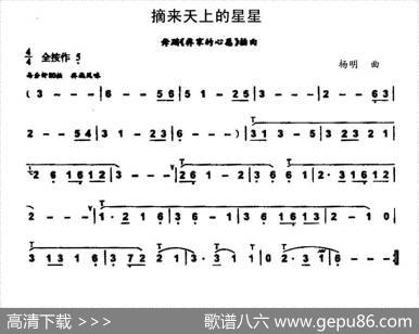 摘来天上的星星|杨明