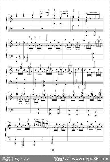 小星星变奏曲K.265带指法（Mozart.莫扎特）|莫扎特