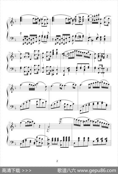 F大调浪漫曲（RomanceNo.2Op.50，贝多芬）（根据同名小提琴曲改编）|贝多芬作曲、寒风改编制谱