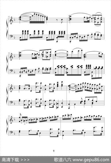 F大调浪漫曲（RomanceNo.2Op.50，贝多芬）（根据同名小提琴曲改编）|贝多芬作曲、寒风改编制谱